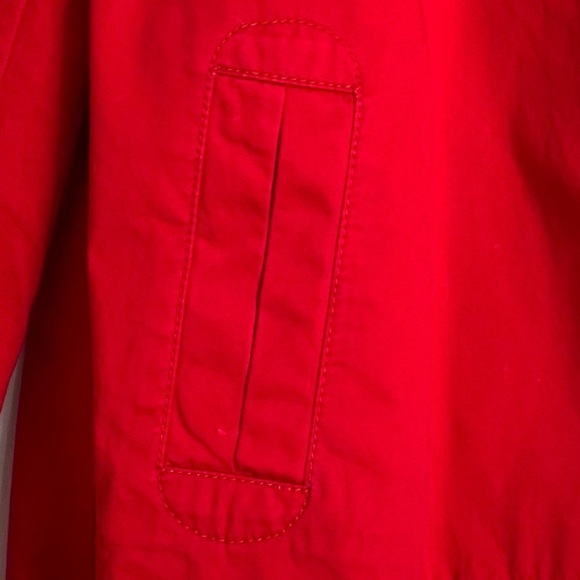 Ann Taylor, Red Cropped Jacket with three Silver Buttons, Size: Medium - Picture 10 of 10